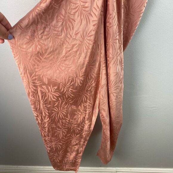 Ronny Kobo Astrid Rose Jacquard Silk Dress XL - Picture 13 of 16
